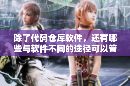 除了代碼倉庫軟件，還有哪些與軟件不同的途徑可以管理你的項目？