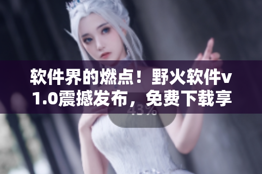 軟件界的燃點(diǎn)！野火軟件v1.0震撼發(fā)布，免費(fèi)下載享不停！