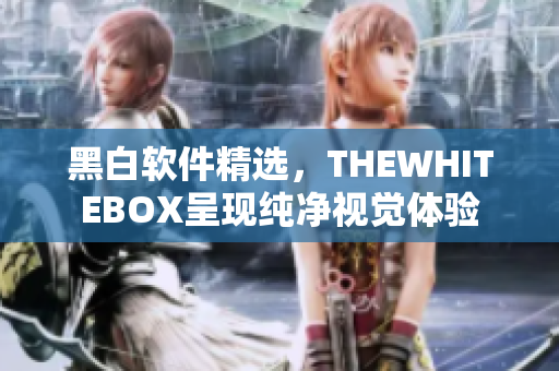 黑白軟件精選，THEWHITEBOX呈現(xiàn)純凈視覺體驗