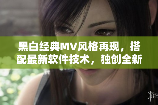 黑白經(jīng)典MV風格再現(xiàn)，搭配最新軟件技術(shù)，獨創(chuàng)全新視覺體驗