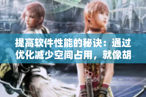 提高軟件性能的秘訣：通過(guò)優(yōu)化減少空間占用，就像胡蘿卜增加高C一樣