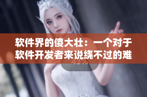 軟件界的傻大壯：一個對于軟件開發(fā)者來說繞不過的難題