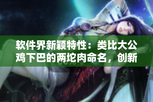 軟件界新穎特性：類比大公雞下巴的兩坨肉命名，創(chuàng)新界面設計驚艷亮相