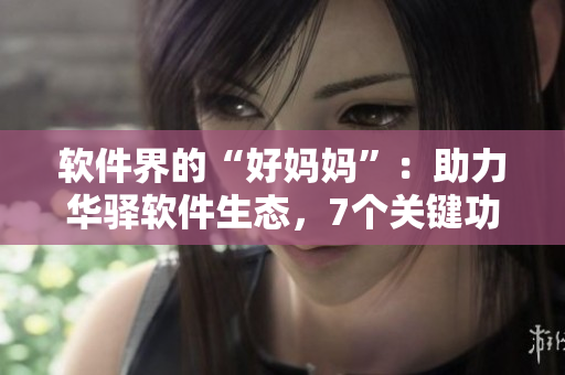 軟件界的“好媽媽”：助力華驛軟件生態(tài)，7個(gè)關(guān)鍵功能解析