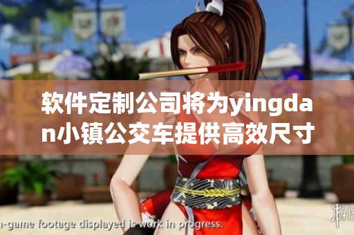軟件定制公司將為yingdan小鎮(zhèn)公交車提供高效尺寸管理方案