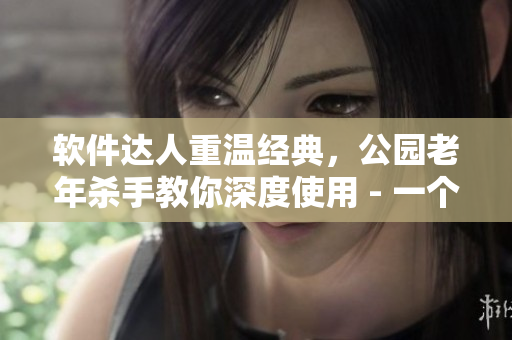 軟件達(dá)人重溫經(jīng)典，公園老年殺手教你深度使用 - 一個(gè)軟件視頻教程