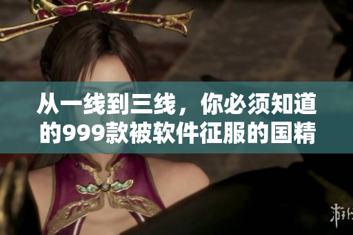 從一線到三線，你必須知道的999款被軟件征服的國(guó)精產(chǎn)品