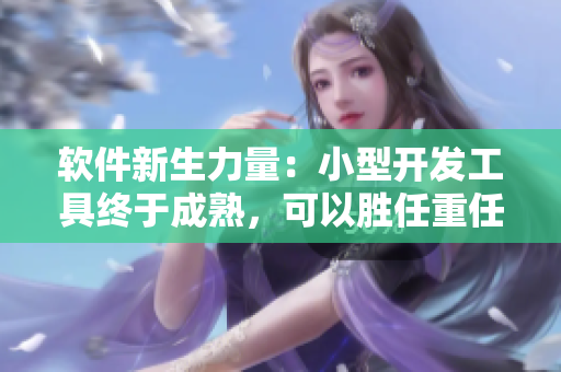 軟件新生力量：小型開(kāi)發(fā)工具終于成熟，可以勝任重任了！