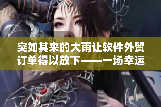 突如其來的大雨讓軟件外貿(mào)訂單得以放下——一場幸運的暴雨！