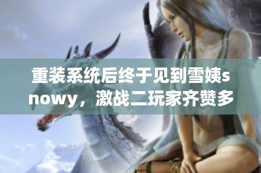 重裝系統(tǒng)后終于見到雪姨snowy，激戰(zhàn)二玩家齊贊多功能插件