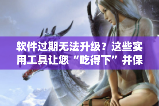 軟件過期無法升級？這些實用工具讓您“吃得下”并保持系統(tǒng)速度