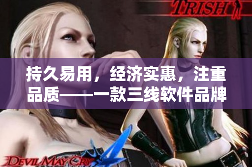 持久易用，經(jīng)濟(jì)實(shí)惠，注重品質(zhì)——一款三線軟件品牌的定義