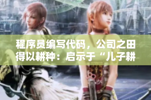 程序員編寫代碼，公司之田得以耕種：啟示于“兒子耕種母親的田地”