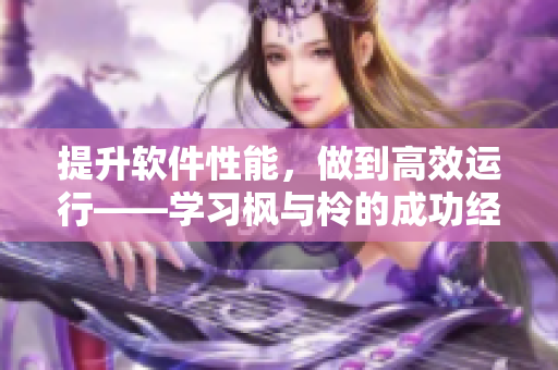 提升軟件性能，做到高效運行——學(xué)習(xí)楓與柃的成功經(jīng)驗