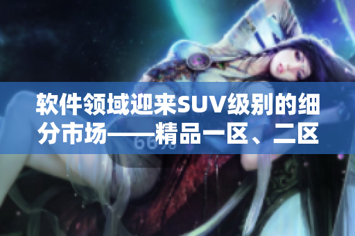 軟件領(lǐng)域迎來SUV級別的細(xì)分市場——精品一區(qū)、二區(qū)