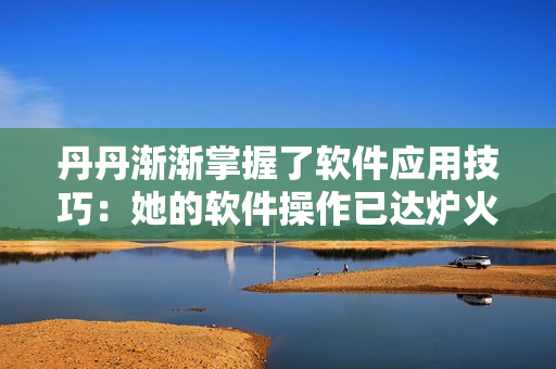 丹丹漸漸掌握了軟件應用技巧：她的軟件操作已達爐火純青