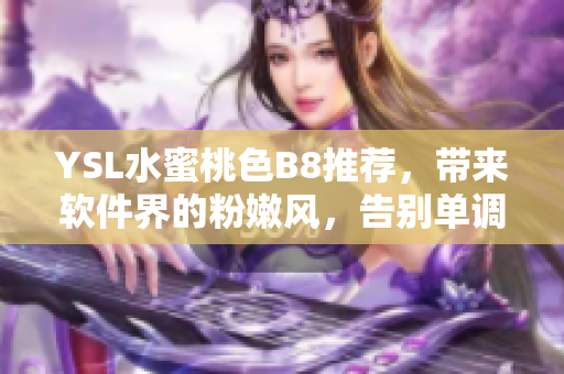 YSL水蜜桃色B8推薦，帶來(lái)軟件界的粉嫩風(fēng)，告別單調(diào)黑白界面！