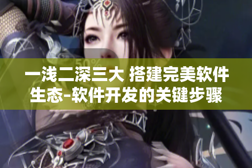 一淺二深三大 搭建完美軟件生態(tài)–軟件開發(fā)的關(guān)鍵步驟