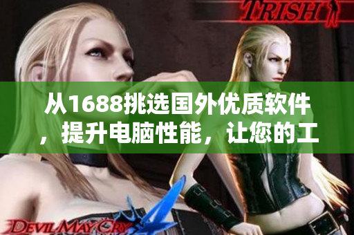從1688挑選國外優(yōu)質(zhì)軟件，提升電腦性能，讓您的工作更高效！