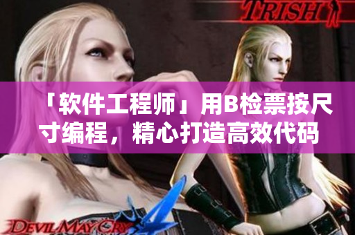 「軟件工程師」用B檢票按尺寸編程，精心打造高效代碼！