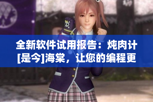 全新軟件試用報(bào)告：燉肉計(jì)[是今]海棠，讓您的編程更加高效！