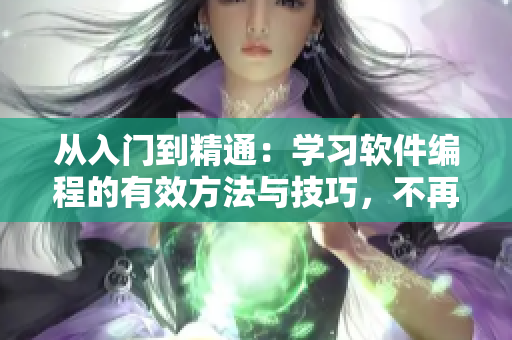 從入門到精通：學(xué)習(xí)軟件編程的有效方法與技巧，不再困惑！