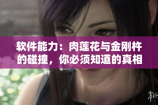 軟件能力：肉蓮花與金剛杵的碰撞，你必須知道的真相！