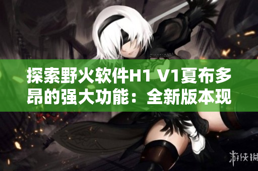 探索野火軟件H1 V1夏布多昂的強(qiáng)大功能：全新版本現(xiàn)已上線