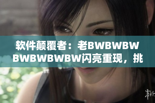 軟件顛覆者：老BWBWBWBWBWBWBW閃亮重現(xiàn)，挑戰(zhàn)行業(yè)常規(guī)！