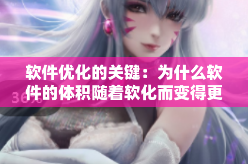 軟件優(yōu)化的關鍵：為什么軟件的體積隨著軟化而變得更小