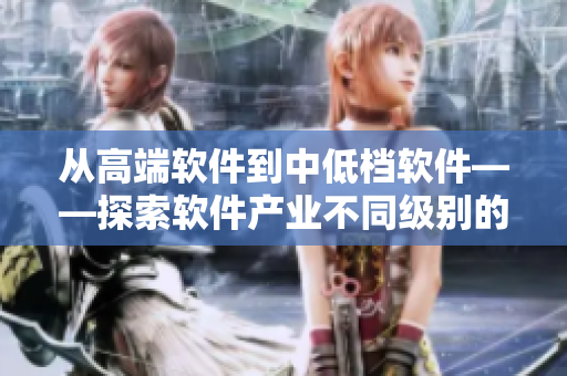 從高端軟件到中低檔軟件——探索軟件產(chǎn)業(yè)不同級別的生產(chǎn)區(qū)域