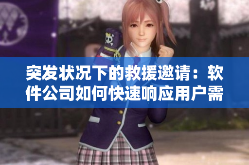 突發(fā)狀況下的救援邀請：軟件公司如何快速響應用戶需求