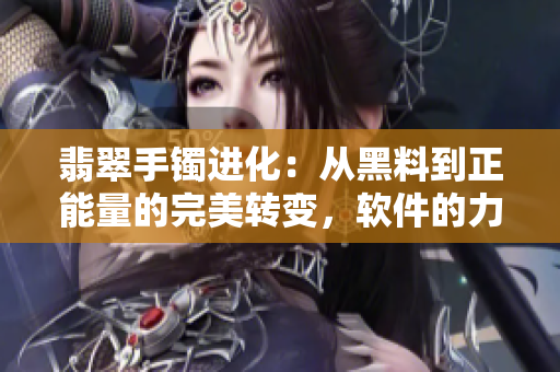 翡翠手鐲進化：從黑料到正能量的完美轉(zhuǎn)變，軟件的力量不容錯過！