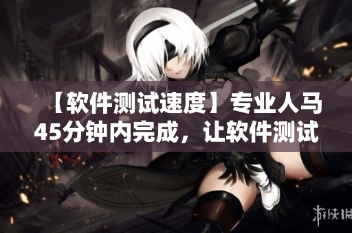 【軟件測試速度】專業(yè)人馬45分鐘內完成，讓軟件測試更高效