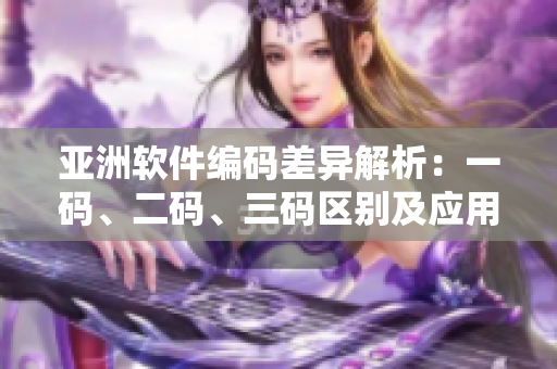 亞洲軟件編碼差異解析：一碼、二碼、三碼區(qū)別及應用場景