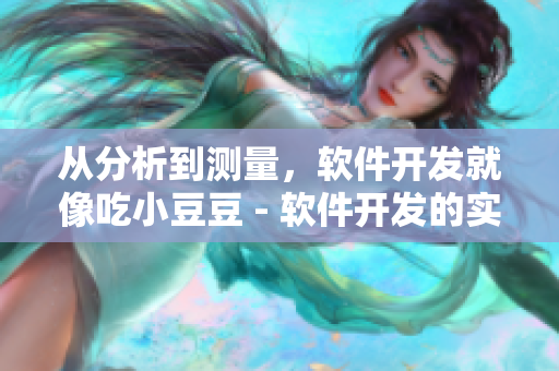 從分析到測量，軟件開發(fā)就像吃小豆豆 - 軟件開發(fā)的實踐經(jīng)驗分享