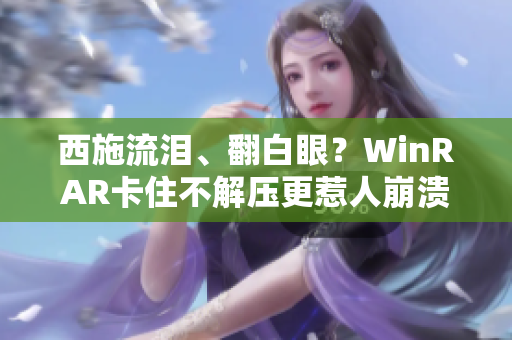 西施流淚、翻白眼？WinRAR卡住不解壓更惹人崩潰！