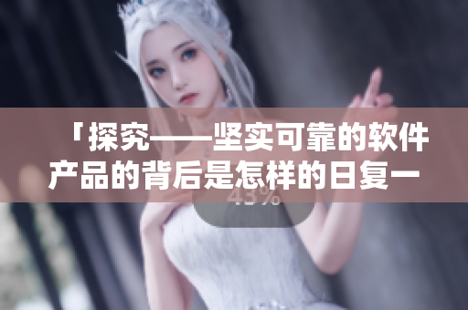 「探究——堅實可靠的軟件產(chǎn)品的背后是怎樣的日復一日的努力」