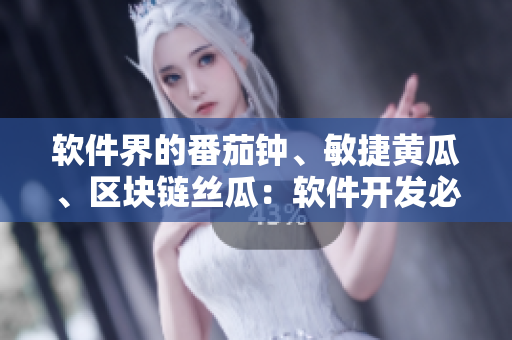 軟件界的番茄鐘、敏捷黃瓜、區(qū)塊鏈絲瓜：軟件開發(fā)必備工具大揭秘
