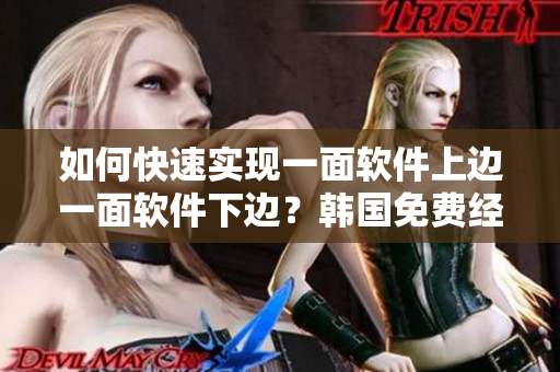 如何快速實現(xiàn)一面軟件上邊一面軟件下邊？韓國免費經(jīng)驗分享！