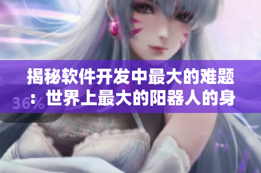 揭秘軟件開發(fā)中最大的難題：世界上最大的陽器人的身影