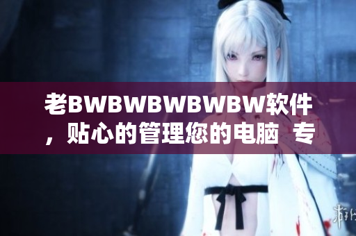 老BWBWBWBWBW軟件，貼心的管理您的電腦  專業(yè)編輯推薦