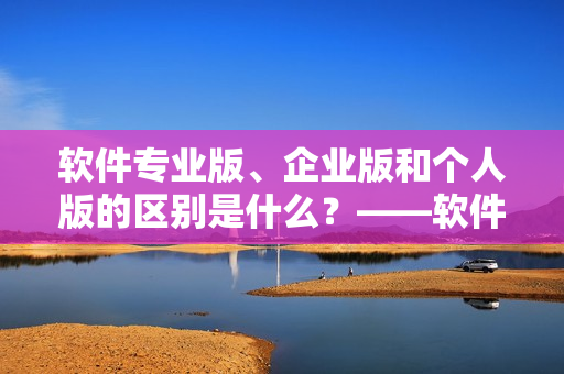 軟件專業(yè)版、企業(yè)版和個(gè)人版的區(qū)別是什么？——軟件版本區(qū)分解析