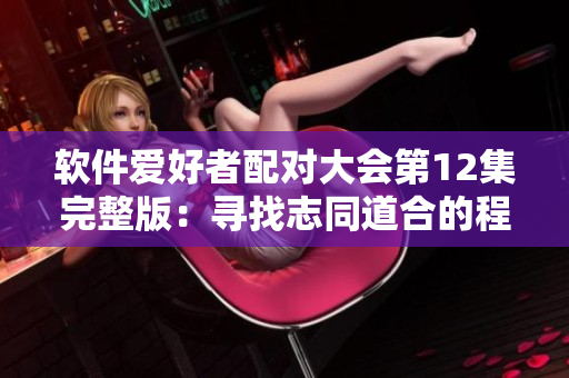 軟件愛好者配對大會(huì)第12集完整版：尋找志同道合的程序員情緣