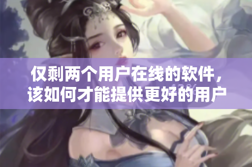 僅剩兩個(gè)用戶在線的軟件，該如何才能提供更好的用戶體驗(yàn)？