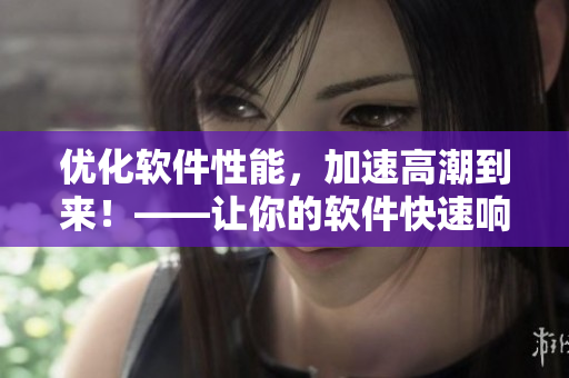 優(yōu)化軟件性能，加速高潮到來！——讓你的軟件快速響應用戶需求