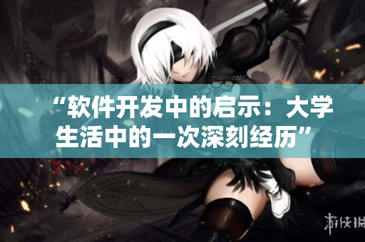 “軟件開發(fā)中的啟示：大學生活中的一次深刻經(jīng)歷”