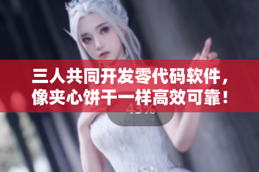 三人共同開發(fā)零代碼軟件，像夾心餅干一樣高效可靠！
