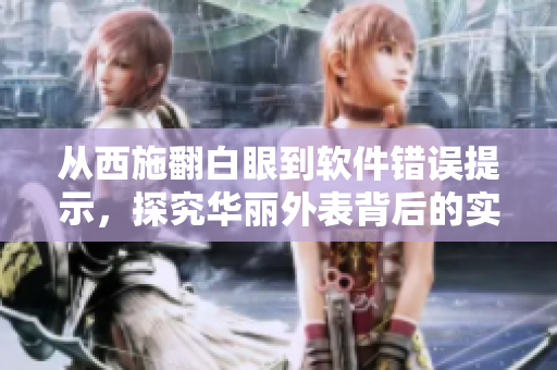從西施翻白眼到軟件錯(cuò)誤提示，探究華麗外表背后的實(shí)質(zhì)問(wèn)題