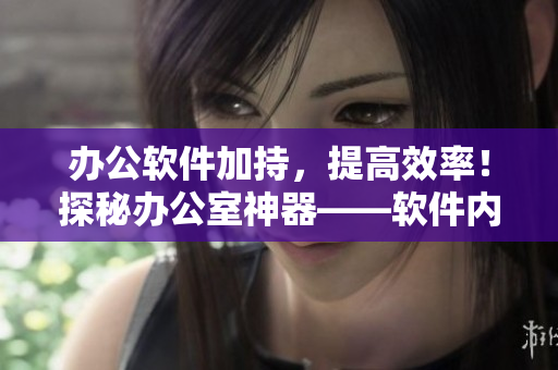 辦公軟件加持，提高效率！探秘辦公室神器——軟件內(nèi)衣秘書